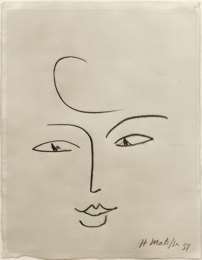 Obličej od Henri Matisse