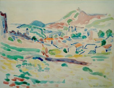 Pohled na Collioure (vesnice) od Henri Matisse