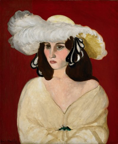 Bílé peří od Henri Matisse