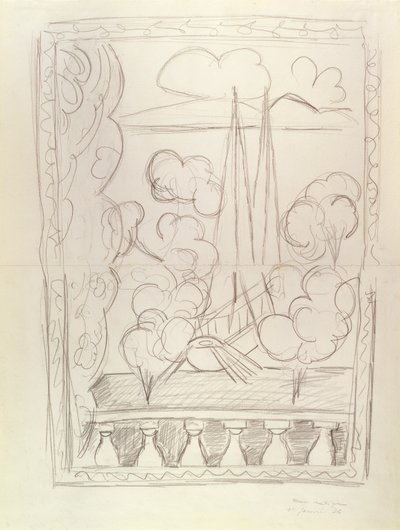 Okno na Tahiti od Henri Matisse