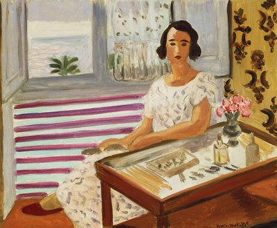 Žena sedící u toaletního stolku od Henri Matisse