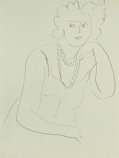 Žena s náhrdelníkem od Henri Matisse