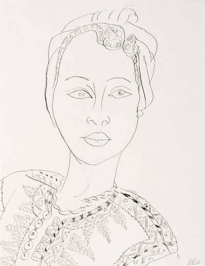 Žena s turbanem od Henri Matisse