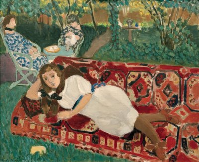 Mladé dívky na zahradě od Henri Matisse