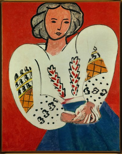 la blouse roumaine 1940 (olej na plátně) od Henri Matisse