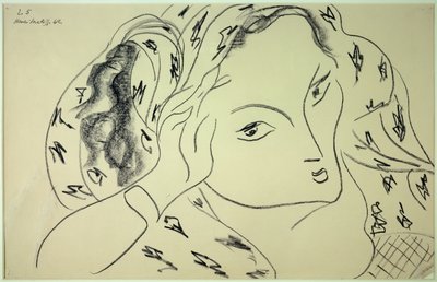 téma a variace l.5 1942 (kresba) od Henri Matisse