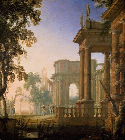 Jefta a jeho dcera, 1650-1700 od Henri Mauperche