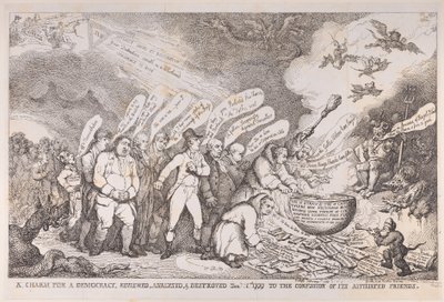 Kouzlo pro demokracii, přezkoumáno, analyzováno a zničeno 1. ledna 1799 do Konf..., 1. ledna 1799. od Henri Merke
