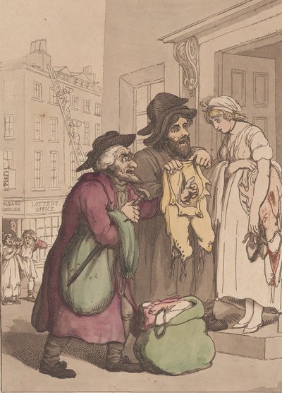 Cries of London, č. 7, Staré šaty, 4. května 1799. od Henri Merke