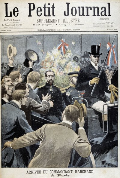 Příjezd velitele Marchanda do Paříže - v „“Le Petite Journal““ z 11.06.1899 od Henri Meyer