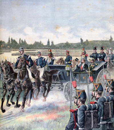 Příjezd prezidenta republiky, vojenská revize, 14. července 1891. od Henri Meyer