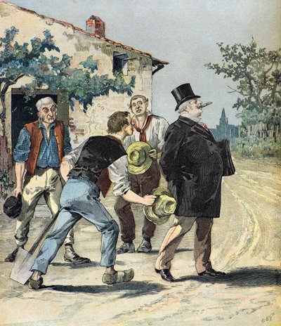 Karikatura kandidátů od Henri Meyer