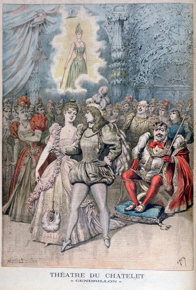 Cendrillon Cinderella, Théâtre du Châtelet, Paříž, 1895 od Henri Meyer