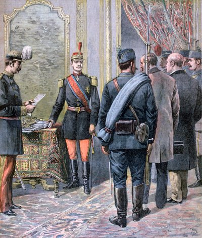 Státní převrat v Srbsku, 1893 od Henri Meyer
