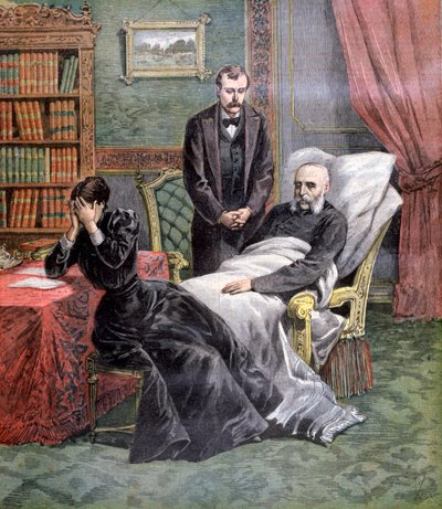 Smrt Julese Ferryho, 1893 od Henri Meyer
