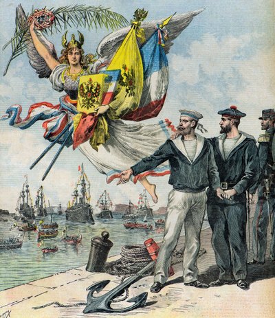 Entente Fraternelle mezi Ruskem a Francií od Henri Meyer