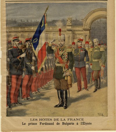 Ferdinand I. Bulharský v Elysejském paláci od Henri Meyer
