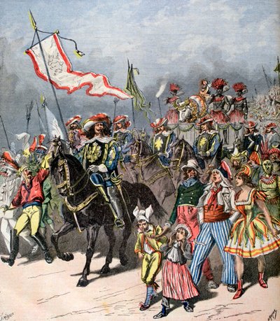 Francouzský karneval vykrmeného vola, v dřívějších dobách, 1891 od Henri Meyer