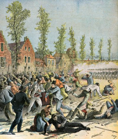 Generální stávka v Belgii od Henri Meyer