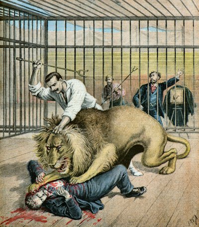 Leon Eysette se chce nechat vyfotografovat,1895 (Ilustrace) od Henri Meyer