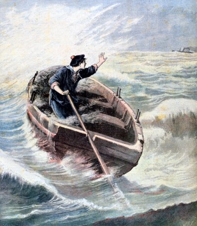 Ztraceni na moři, 1891 od Henri Meyer