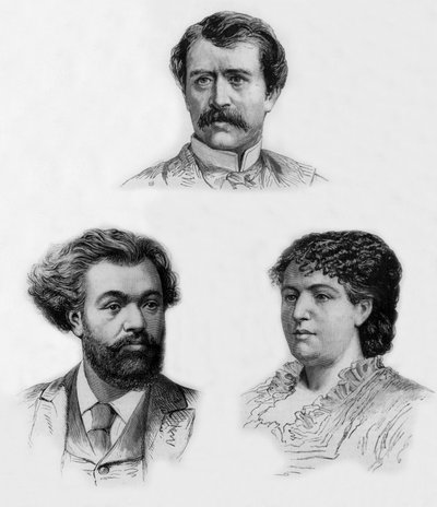 Morinova aféra: Jean Morin, Clovis a Jeanne Huguesovi od Henri Meyer
