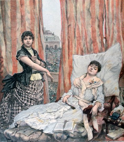 Morphiamania, 1891 od Henri Meyer