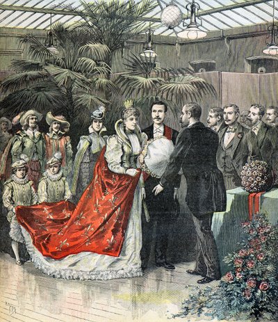 Pařížské pradleny volí svou královnu od Henri Meyer