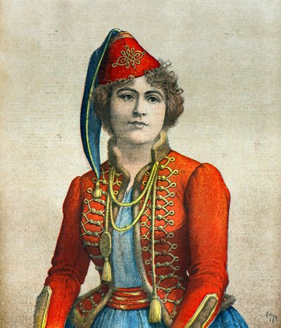 Portrét herečky Marie Delny od Henri Meyer