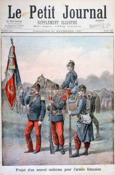 Navrhl nové uniformy francouzské armády, 1897 od Henri Meyer