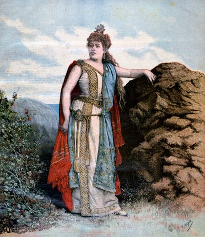 Renee Richard v opeře Sapho, 1893 od Henri Meyer