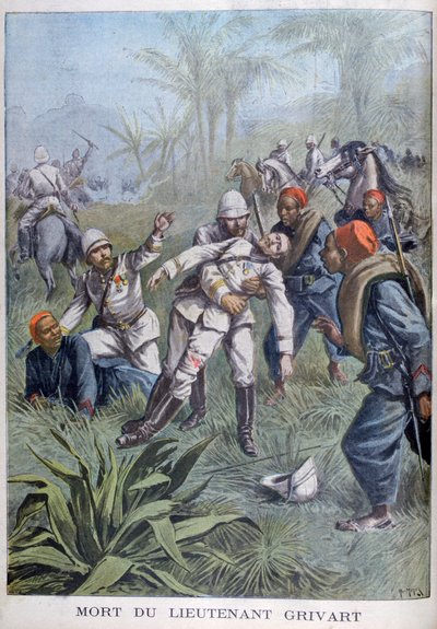 Smrt poručíka Grivarta, Niger, 1899 od Henri Meyer