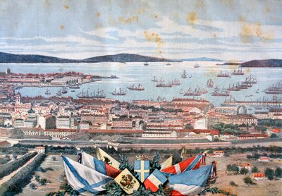 Přístav Toulon, 1893 od Henri Meyer