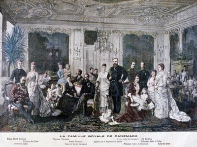 Královská rodina Dánska, 1891 od Henri Meyer