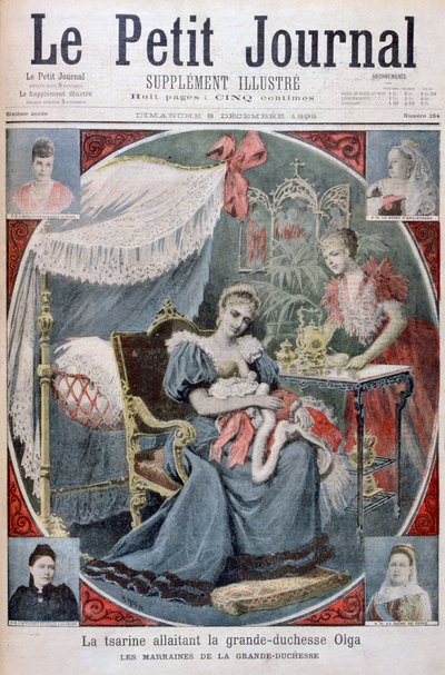 Carina kojící velkokněžnu Olgu Ruskou, 1895 od Henri Meyer