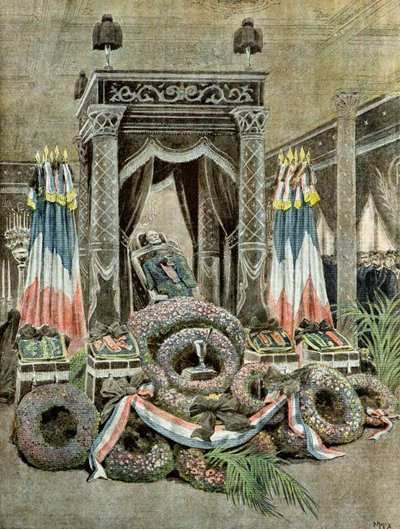 úmrtí Louise Pasteura, 1895 (Ilustrace) od Henri Meyer