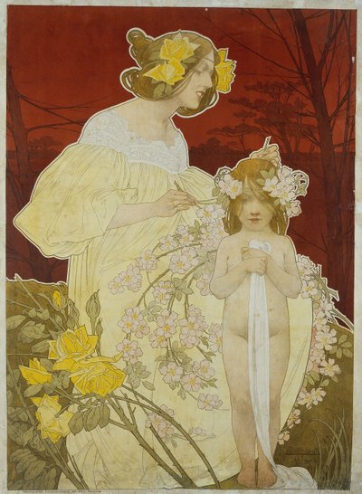 Ženský palác. Výstava z roku 1900 od Henri Henri Antoine Théodore Livemont
