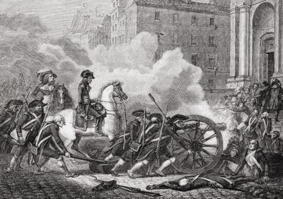 Porážka pařížských sekcí, květen 1795, z „Histoire de la Revolution Francaise“ od Louise Blanca (1811-82), vyrytého Paulem Jonnardem († 1902) 1847-62 od Henri Renaud