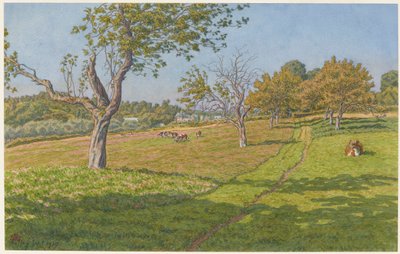 Pole v Auffay od Henri Rivière