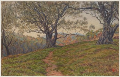 Studie olivovníků. Cagnes od Henri Rivière