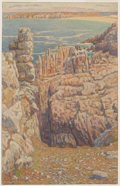 Útesy u Camaretu od Henri Rivière
