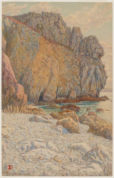 Útesy v Port Haor. Morgat od Henri Rivière