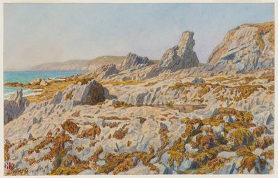 Pors Léonnec při odlivu. Morgat od Henri Rivière