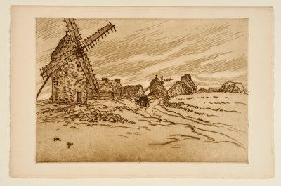 [Mlýny v La Palue] od Henri Rivière