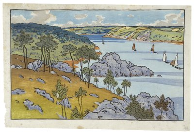 Ústa Trieux v Loguivy od Henri Rivière