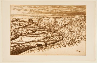 [Bretonská krajina] od Henri Rivière