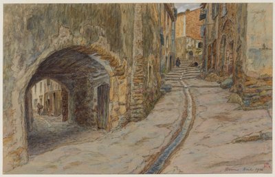 Rue Rompi-cou, Bormes od Henri Rivière