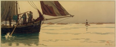 Na klidném moři od Henri Rivière