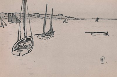 Bretonská krajina, kolem 20. století, 1946 od Henri Rivière