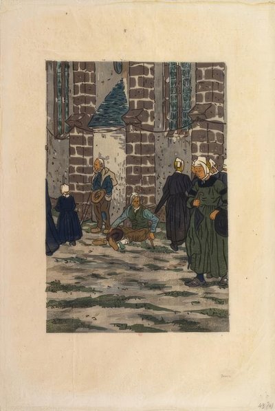 Pardon Sainte-Anne-la-Palud od Henri Rivière